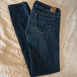 American Eagle Outfitters Deep Indigo Skinny Jeans